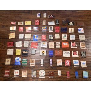 Vintage Advertising Matchbooks Lot of 73